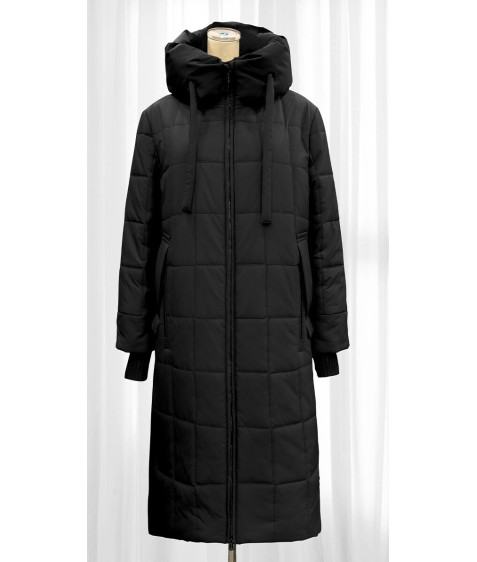 709#1 чорн. Куртка жіноча CAROLES 2XL-7XL по 6