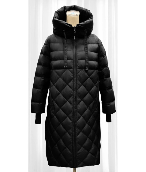 738#1 чорн. Куртка жіноча CAROLES Верблюд 50-60/2XL-7XL по 6