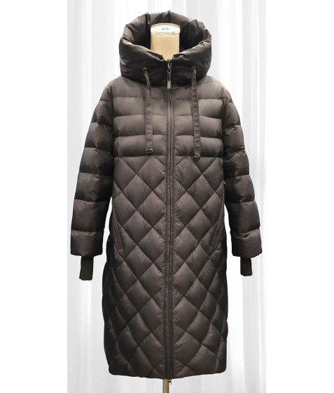 738#22 шоколад. Куртка жіноча CAROLES Верблюд 50-60/2XL-7XL  по 6