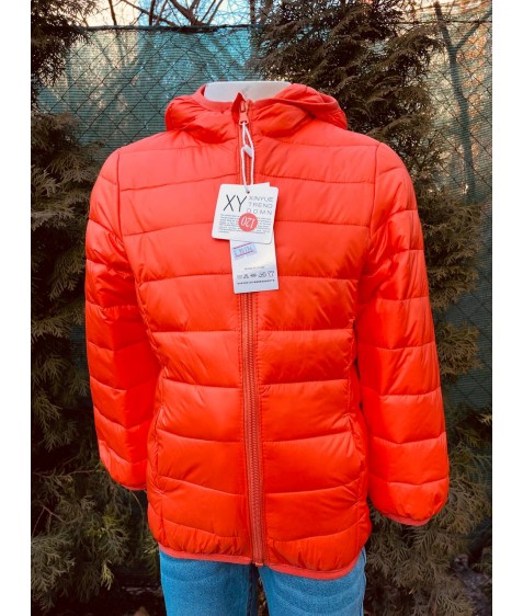 90134 помаранчевий Куртка 100-170 по 8шт
