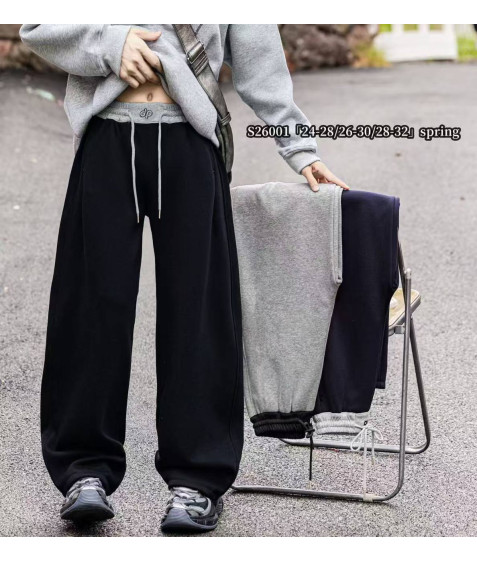 S26001-1 чорн Сп. штани дитячі 28-32 по 5