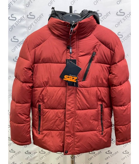 HM8126 #673 красный Куртка мужская SAZ (48-58) по 6 