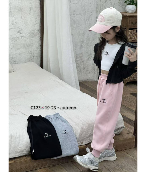 C123 чорн.  Сп. штани дитячі 19-23 по 5