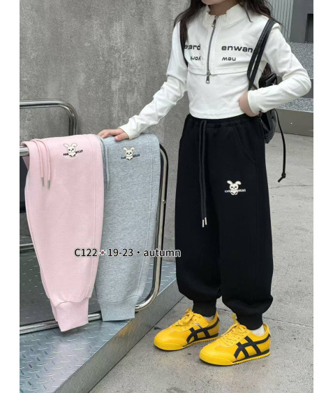 C122 чорн.  Сп. штани дитячі 19-23 по 5