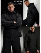 80044 чорн Куртка чоловіча 2XL-6XL по 5