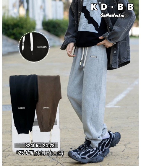 82406 черн,  Сп. штани дитячі 24-28 по 5