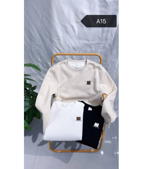 A15 беж Світшот дорослий ФЛІС XL-4XL по 4