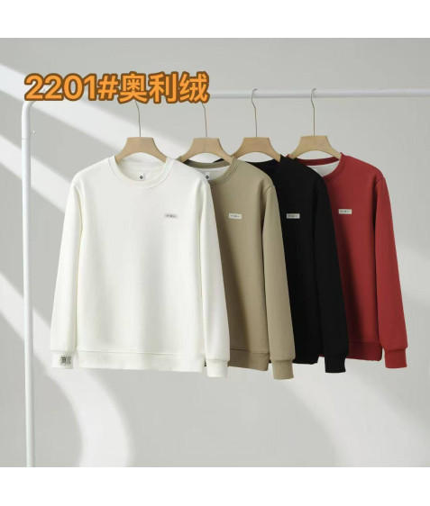 2201 чорн. Світшот чоловічий ФЛІС ХL-4XL по 4