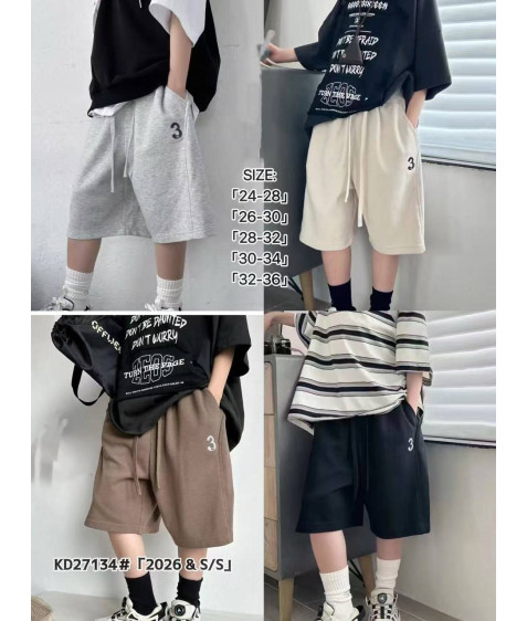 KD27134 сір. Шорти дитячі 24-28 по 5
