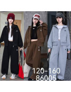 86005 чорн Костюм дитячий 120-160 по 5