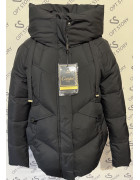 507#1 чорн. Куртка жіноча CAROLES 42-52 по 6