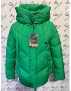 507#25 зелен. Куртка жіноча CAROLES 42-52 по 6