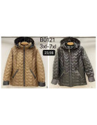 B0121-12 беж.Куртка жіноча 3XL-7XL по 5