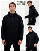 80038 чорн Куртка чоловіча 2XL-6XL по 5