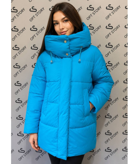 D332CQ#W511 блакит. Куртка жіноча S-XL по 4