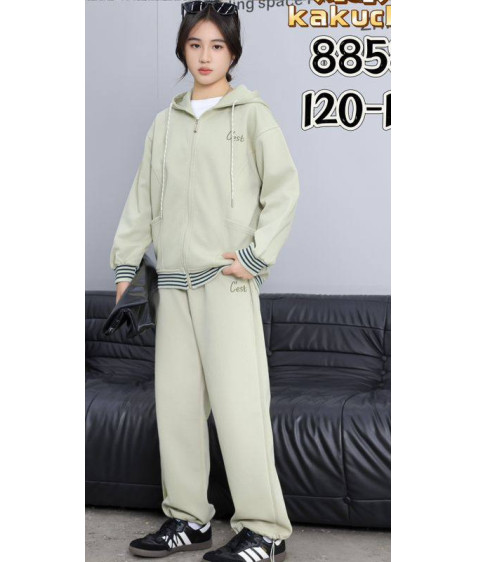 8858 олива Костюм дитячий 120-160 по 5