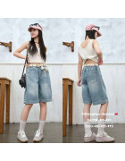 2633 син Шорти дитячі 110-150 по 5