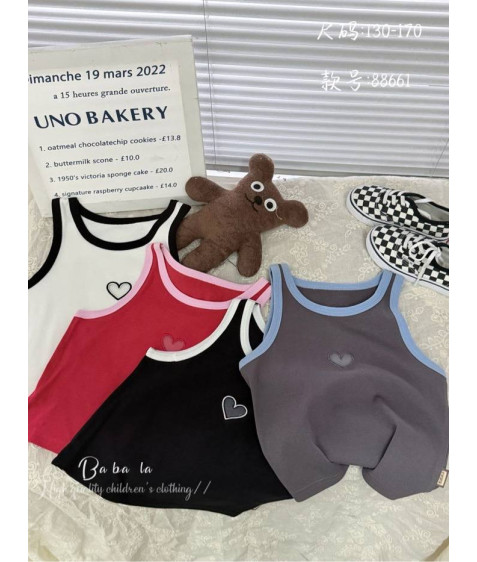 88661 чорн. Майка дівчинка 130-170 по 5