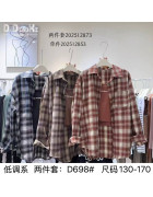 D698 чорн. Сорочка дитяча 130-170 по 5