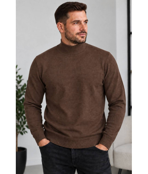 19001-4 коричн Світер дорослий 2XL-5XL по 4