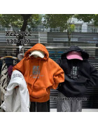 XZ25922 чорн. Худі дитяче ФЛІС 130-170 по 5