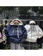 XZ25932 чорн. Худі дитяче ФЛІС 130-170 по 5