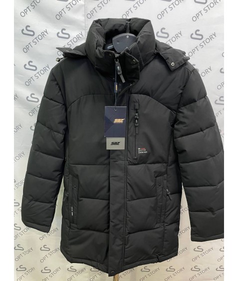 HM8110 #690 черный Куртка мужская SAZ (48-58) по 6 