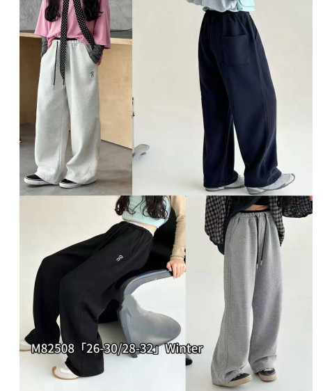 M82508 чорн. Сп. штани дитяча ФЛІС 26-30 по 5