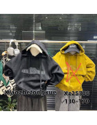 XZ25708 чорн. Худі дитяче  130-170 по 5