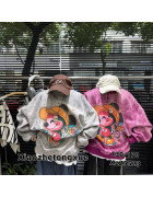 XZ25523 рожев. Світшот дитячий  130-170 по 5