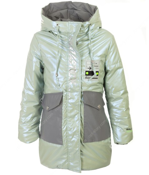 HL-609 зелена Куртка дівчинка 140-164 по 5