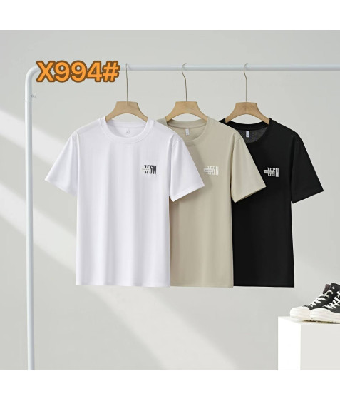 X994 св.беж Футболка чоловіча 48-56 по 5