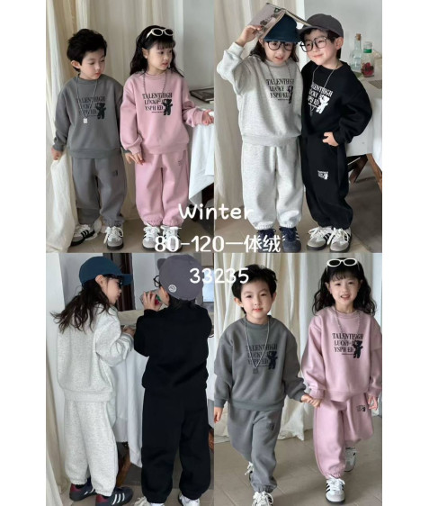 33235 св.сір.  Сп.костюм дитячий ФЛІС 80-120 по 5