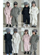 33255 біл  Сп.костюм дитячий ФЛІС 80-120 по 5