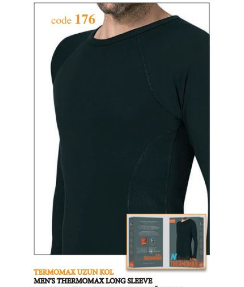 176-4-XL-S чёрн. Термобелье (верх) мужское ULTRA MAX по 1