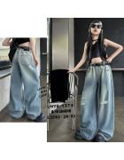 C2582 син. Джинси дівчинка 28-32 по 5