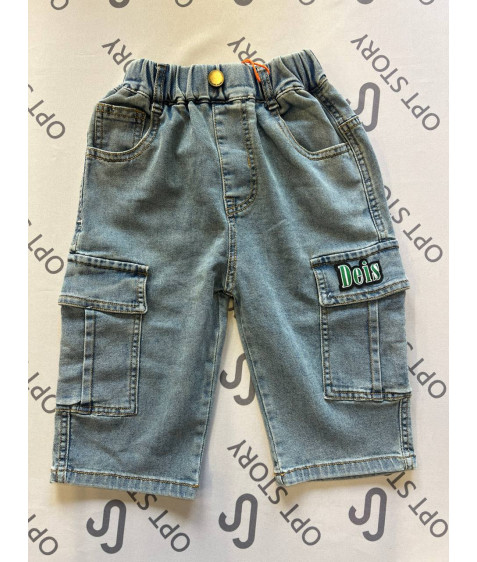 8818 сині Шорти Хлопчик 120-160 по 5