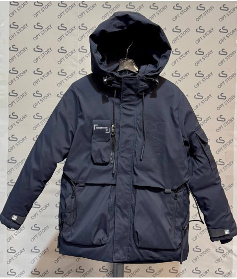 MY-765 т.син. Куртка хлопчик 146-170 по 5