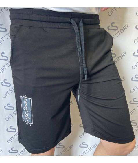 DJ21039 чорн. Шорти чоловічі M-2XL по 4