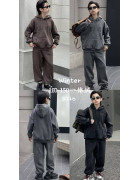 3046 сір. Сп.костюм дитячий ФЛІС 110-150 по 5