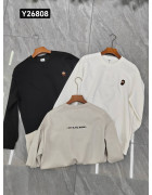 Y26808 чорн. Світшот дорослий 48-54  по 5