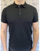 DJ2806 чорний Поло чоловіче M-2XL по 4