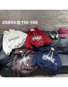 25804 беж. Худі дитяче ФЛІС 110-150 по 5