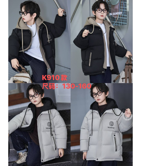 K910 сір Куртка дитяча 130-160 по 4