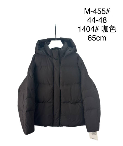 M25-455#1404 шоколадКуртка жіноча OVERSIZE 44-46-48 по 3