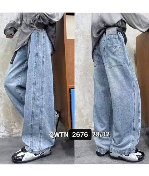 2676 син Джинси дитячі 28-32 по 5