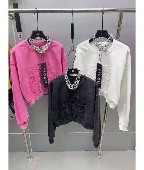 223-3 рожев Світшот жіночий S/M по 3