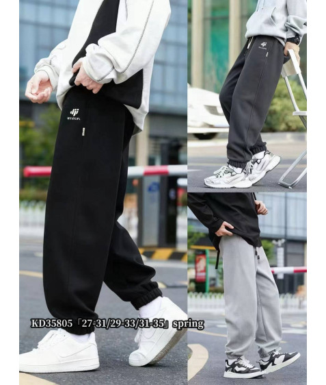 KD35805 св.сір. Сп. штани дитячі 29-33 по 5