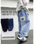H811#2026 св.син. Джинси дитячі 17-21 по 5