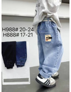 H988#2026 св.син. Джинси дитячі 20-24 по 5